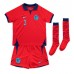 Cheap England Luke Shaw #3 Away Football Kit Children World Cup 2022 Short Sleeve (+ pants)